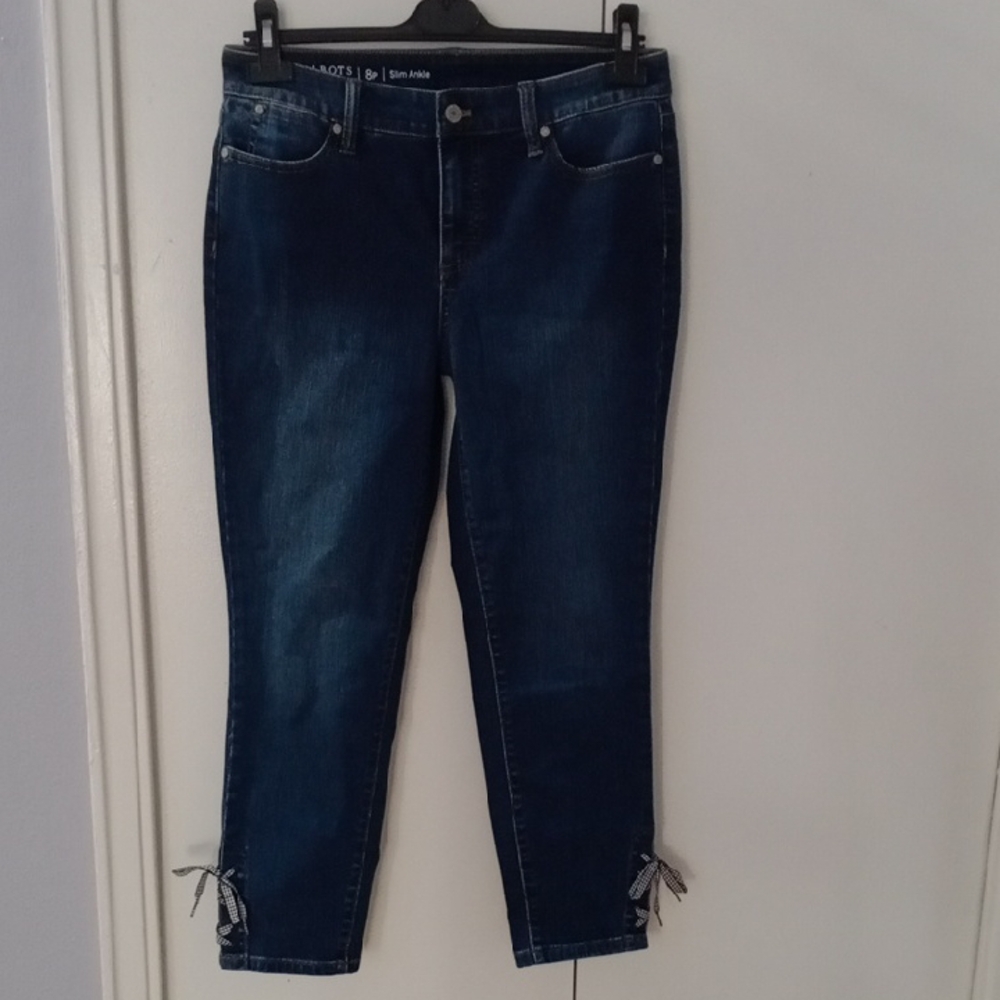 Talbots Dark Blue Ankle Jeans